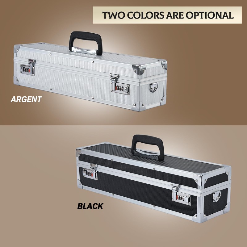 Chef’s Knife Case Aluminum Hard Case with Dual Combination Locks