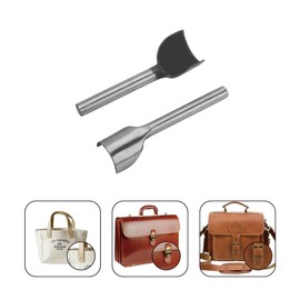 Leather Half Round Tool, Punch Belt End Cutter Semicircle Craft Arc Shaped DIY Home Sewing Kit Circle Angle for Strap Wallet Tool Crafting and Handwork Bag 7 PCS