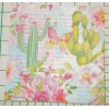 Unbranded Two Decorative Luncheon Napkins for Decoupage "Rose and Cactus"