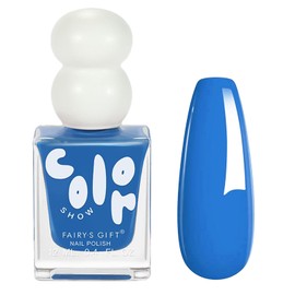 NovaCharm Blue Nail Polish - Royal Blue Nail Art Varnish - Air Dry Quick Dry Fingernail Polish - Chip Resistant Nail Lacquer Easy to Apply - Nail Paint Lacquer for Women Manicure DIY