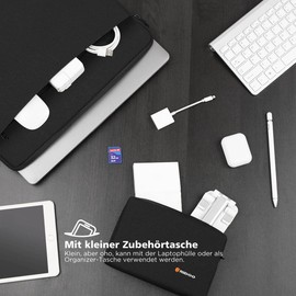 NIDOO 13-14 Inch Laptop Sleeve Case for Surface Book 3 / Surface Laptop Studio / 14 Inch EliteBook 640 645 1040 G9 / ThinkPad X1 Carbon Gen 5-10 / X1 Yoga Gen 4-7 / ThinkPad E14 Gen 4, Black