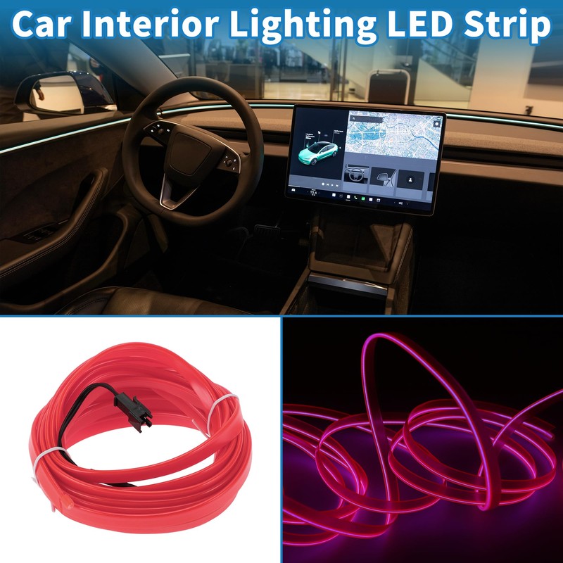 A ABSOPRO 5m EL Wire Cable LED Glow String Light