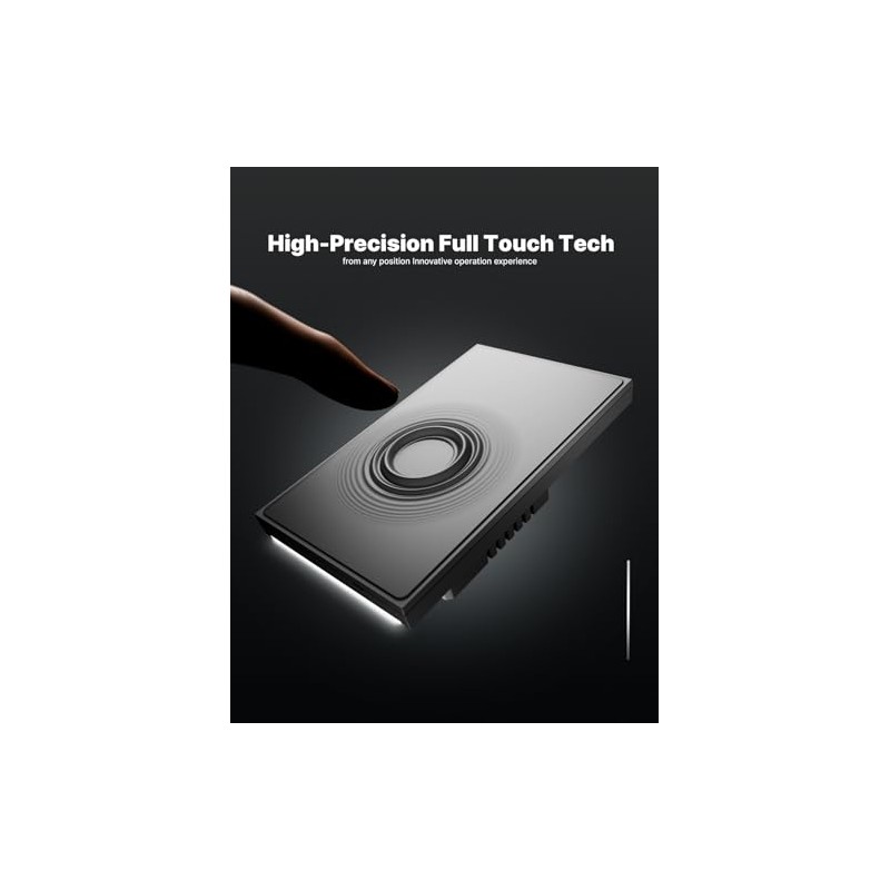 MOES Zigbee - Interruptor inteligente táctil ZigBee Star Feather 2026,
