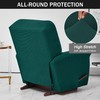 CONRUSER Stretch Recliner Chair Covers, 4-Piece Soft Sofa Cover Thick
