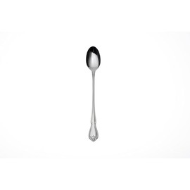 Oneida True Rose - Juego de 4 cucharas de té helado, color plateado
