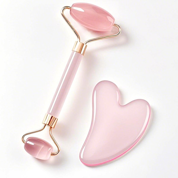 Scraping Tools, Heart-Shaped Powder Crystal Roller Massage Board Set, Men's