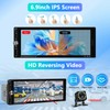 Motorsi Single Din Car Stereo with Wireless Apple Carplay, 6.9