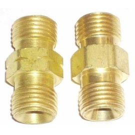Twin Torch Welding Hose 'B' Size Coupler Set, Oxygen Acetylene/Propane Couplings