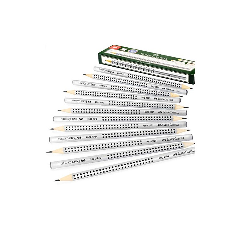 Faber-Castell Grip 2001 Triangular Graphite Pencils - B - Pack
