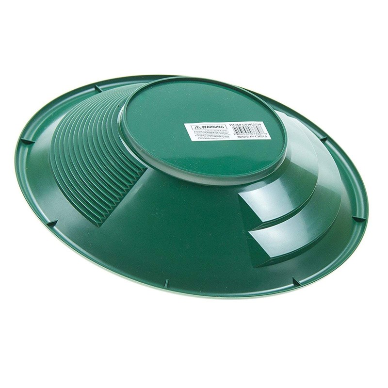 ASR Outdoor 10 inch Gold Pan with Dual Riffles for