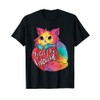 My Cat is My Valentines Day Colorful Cats Lover Heart