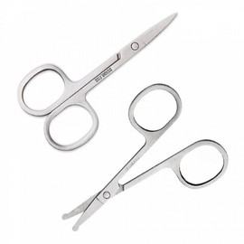 Beauty Eyebrow Scissors Multi-purpose Round Tip Pointed Tip Nose Hair 5ea