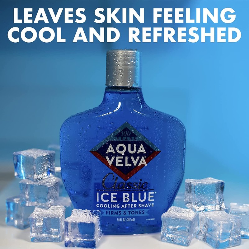 Aqua Velva Classic Ice Blue Cooling After Shave 3.50 oz