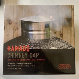 Charcoal Companion Chimney Cap for Kamado Big Egg Ceramic Grills & Smokers Charcoal Companion NIB