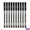CLARO Lucky Ballpoint Pens, BLACK, 0.7mm Fine Point, Pack of