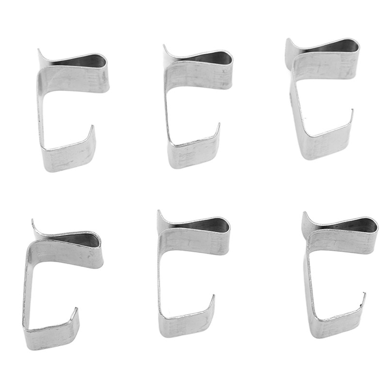 50Pcs Metal Christmas Lights Gutter Hooks Stainless Steel Christmas Lights