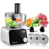 COOKLEE Food Processor, 600 Watts, 6 Functions Electric Food Chopper