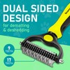 Maxpower Planet Pet Grooming Brush - Double Sided Shedding, Dematting