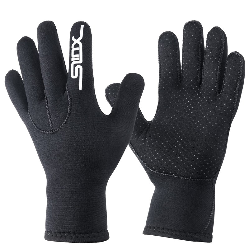 PAWHITS Wetsuit Gloves 3mm Neoprene Gloves Thermal Anti-slip Diving Gloves