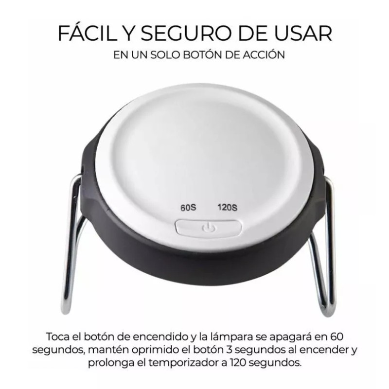 EGTMA Lámpara Secadora De Uñas Con 9 Leds 18 Watts