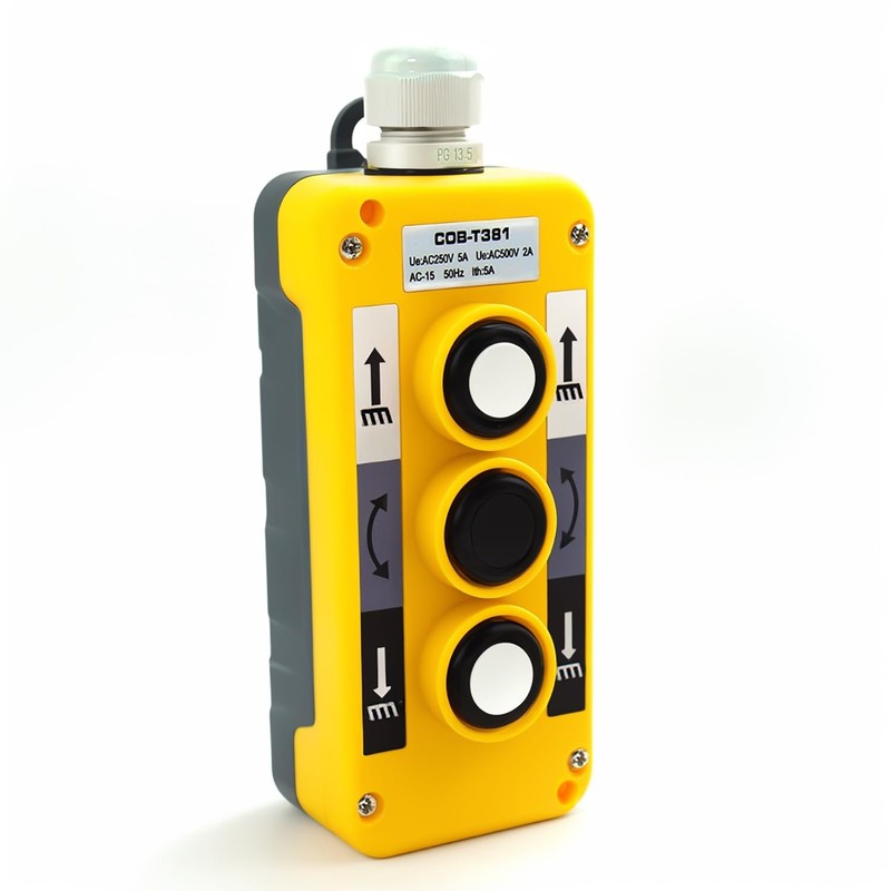 Shengbowi Hoist Push Button Switch Crane Chain Lift Suspension Regulator