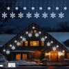 Brightown 13FT Snowflake String Lights 192 LED 12 Modes Timer