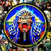 IRON MAIDEN MONSTER OF ROCK SMALL PINS ALBUM COVER COLLECTION