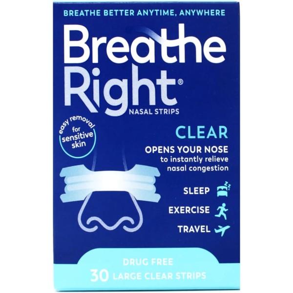 Does not apply Nasal Strips Clear Large - 30 Strips