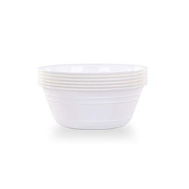 Mintra Home Snack Bowls (Medium 6pk (1.8L), White)