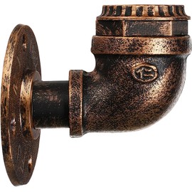 DC VOLTAGE Retro Industrial Water Pipe Wall Lights Vintage Rustic Metal Steampunk Lamp Valve Tap Single Loft Rustic E27 Lighting Fixtures
