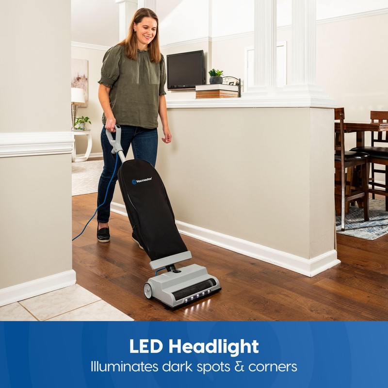Vacmaster UB0402 Commercial Vacuum Cleaner Ultra-Lightweight 14L Capacity Bagged Upright