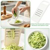 2pcs Julienne Peeler Set, Vegetable Grater, Carrot Grater & Cabbage