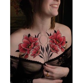 Fake Dragon Sleeve Tattoo Stickers for Women Temporary Long Lasting Temp Dragon Temporary Tattoos for Adults (TS151)