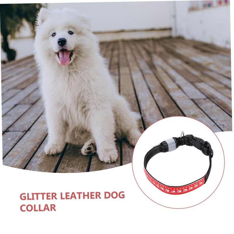 Mipcase 1pc Led Dog Collar Glow Necklace for Night Safety