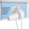 VIFERR Roller Blind Fitting 17mm Plastic Curtain Shade Clutch Bracket