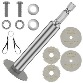 1 Set PVC Pipe Inside Cutter Stainless Steel Plumbing Inside Cutter with 1/4 Inch Hex Shank Internal Plastic Pipe Cutter with 1.25/1.75 Inch Replacement Blades