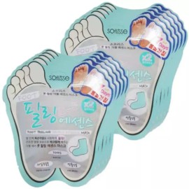Sangpum Sangchae Seolmyeong Chamjo 소프리스 풋필링 더블에센스 마스크 10매 올리브영 발 각질 제거팩 Sopris Foot Peeling Double Essence Mask 10 Sheets Olive Young Foot Exfoliating Pack [Foot peeling mask 10 sheets]