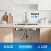 Gold Kitchen Faucet with Sprayer,Single Handle Kitchen Sink Faucet with