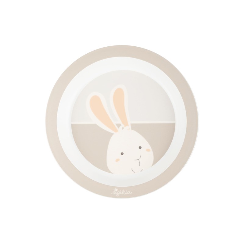 Sigikid Teller Rabbit R PET Children's Crockery Beige One Size