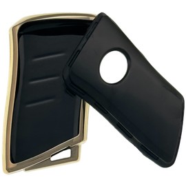 REPROTECTING TPU Key Fob Cover Compatible with (4 Buttons) Lexus ES300h ES350 LC500 LC500h LS500h NX350 NX250 NX350h GX460 LS500 RX350 (Black/Green)