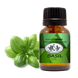 Basil Oil 100% Pure and Natural, Essential Oil 10ml Glass Bottle