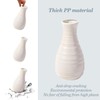 Unbreakable Vase for Flowers, Ceramic Look Plastic Vase for Home