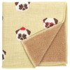 Hamamonyo Washed Towel Handkerchief, Pug Painter, Beige
