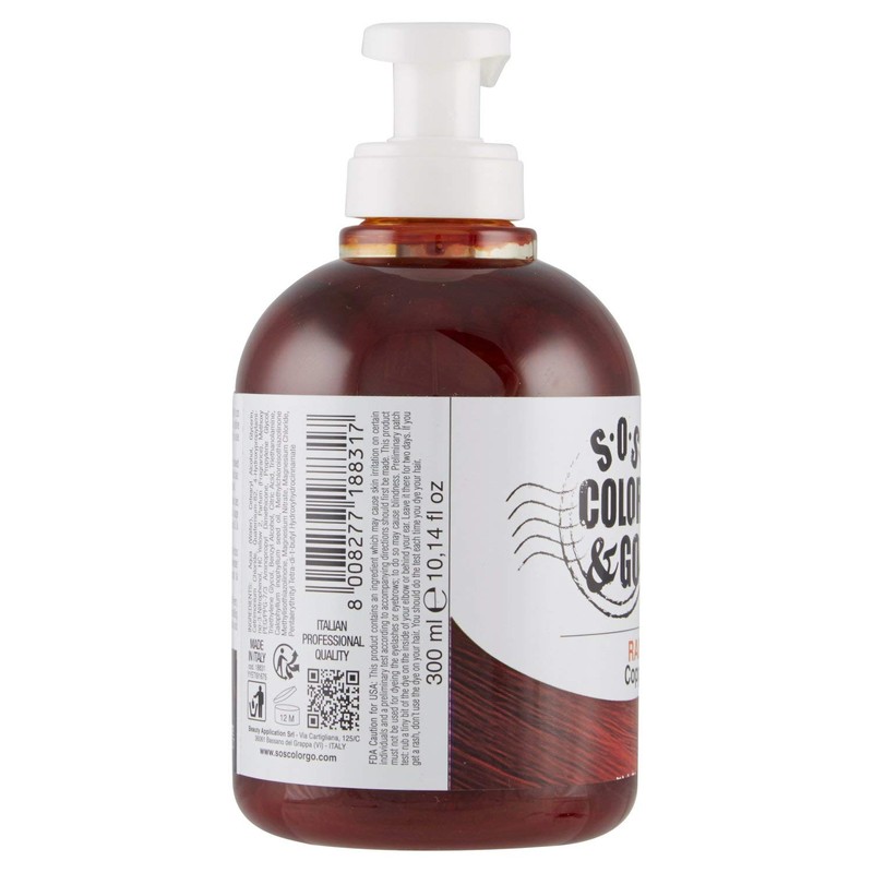 S.O.S Color & Go, Reflective and invigorating colour mask, copper,