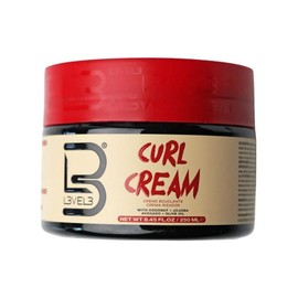 Crema hidratante para rizos de nivel 3, con aceite de coco y jojoba para cabello rizado y rizado, bloquea la humedad y el brillo