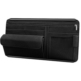 Car Sun Visor Pocket, Sunglass Pocket, Car Storage Bag, Multi-functional Pocket, Storage Holder, Smartphone, Cards, Cables, Earphones, Pens, Glasses, Receipts, Parking Tickets, Small Items, Car