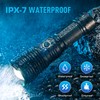 Sinvimes Rechargeable Flashlights High Lumens, LED Powerful Super Bright Flash