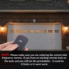 BSNOVT Upgraded Garage Door Opener Remote,Compatible with Marantec M4500e, Black