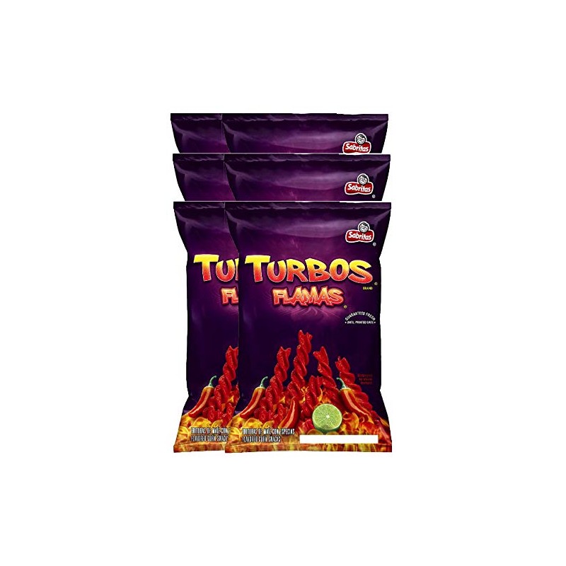 NEW Sabritas Turbos Flamas Net Wt 9.25oz (6)
