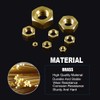 Glarks 160Pcs Metric M2 M2.5 M3 M4 M5 M6 M8
